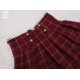 Miss Point Rose Doll 3.0 Check High Waist Corset Skirt(Reservation/Full Payment Without Shipping)